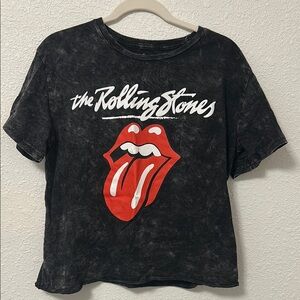 Rolling Stones Kids Black Graphic T-Shirt